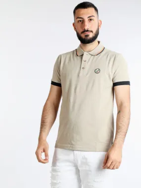 Be Board Polo de hombre de manga corta en algodón