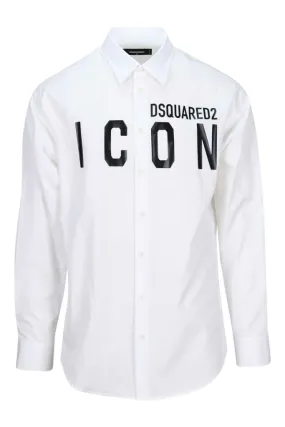 Camisa blanca con maxilogo icon