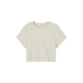 Camiseta Ypawood Cropped Mujer Heather Grey